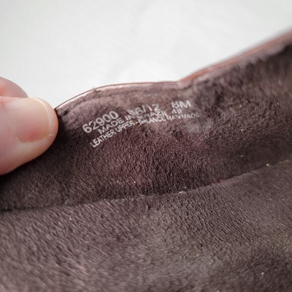 Clarks Bendables Mules 8M Brown Leather Slip-On Comfort Wedge Heels Casual - Picture 10 of 10